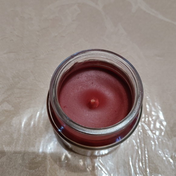 Apple pumpkin small candle glass jar 3oz nwot - Picture 2 of 7